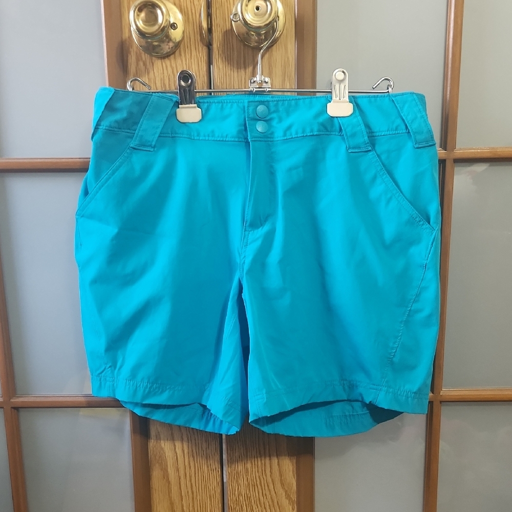 Columbia Women's Bright Blue PFG Athletic Shorts Size 12